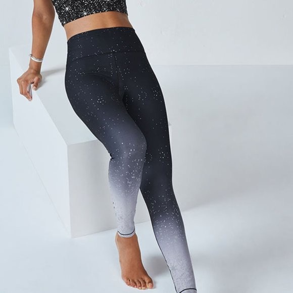 FABLETICS OMBRÉ REFLECTIVE STAR LEGGINGS SIZE XS - Picture 4 of 6
